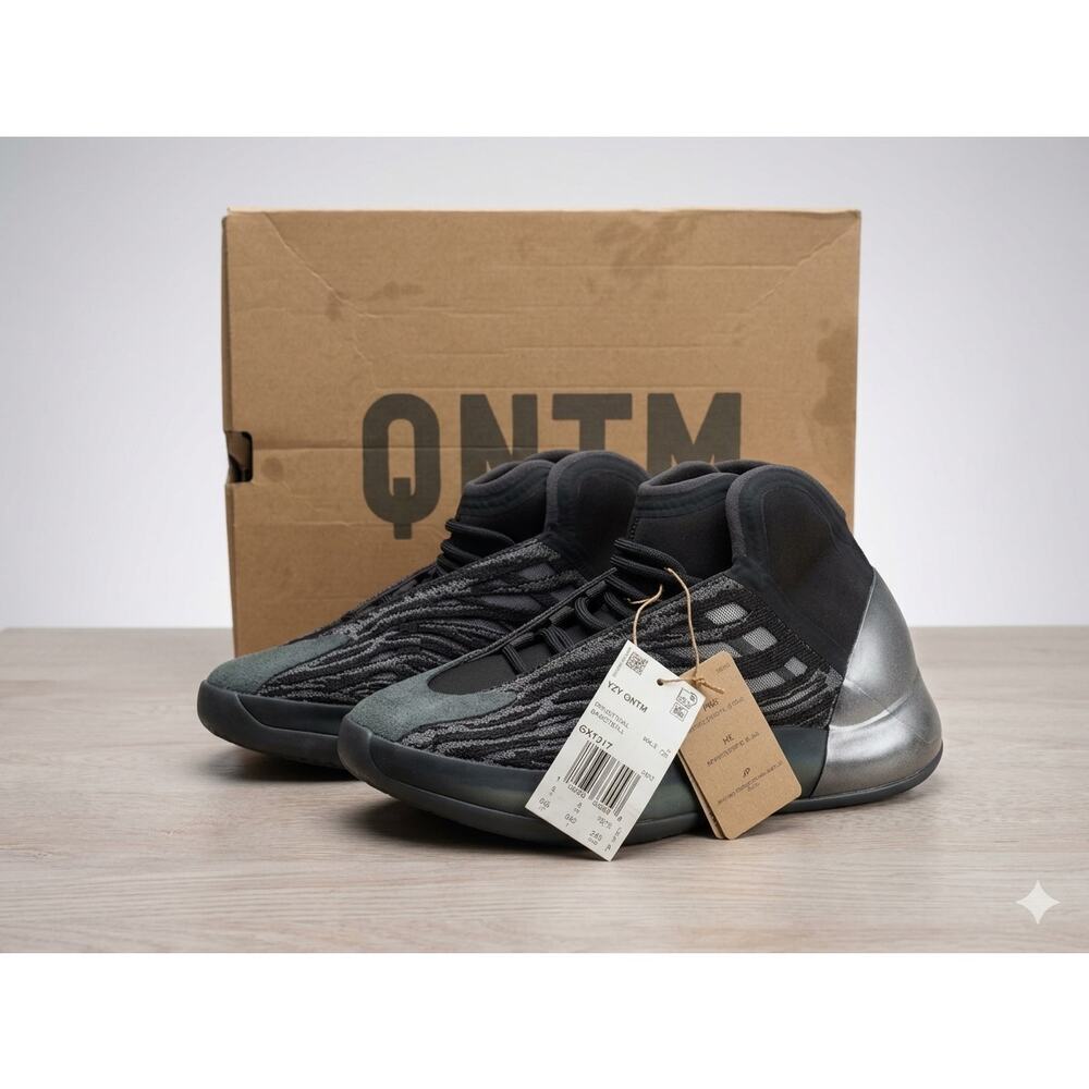 adidas Yeezy QNTM "Onyx" Triple Black - Size 6.5 Men / 8 Women - GX1317 - New 👟